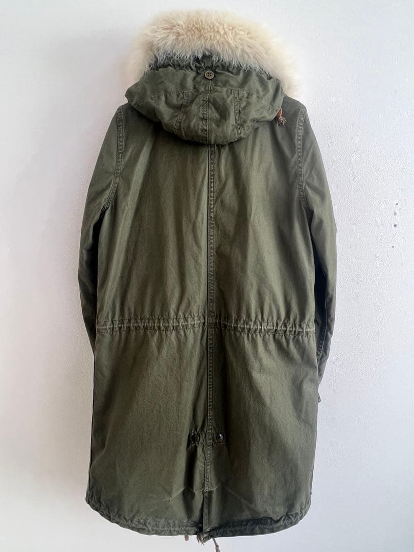 希少 小泉今日子着用 green M-65 モッズコート フォックスファー S