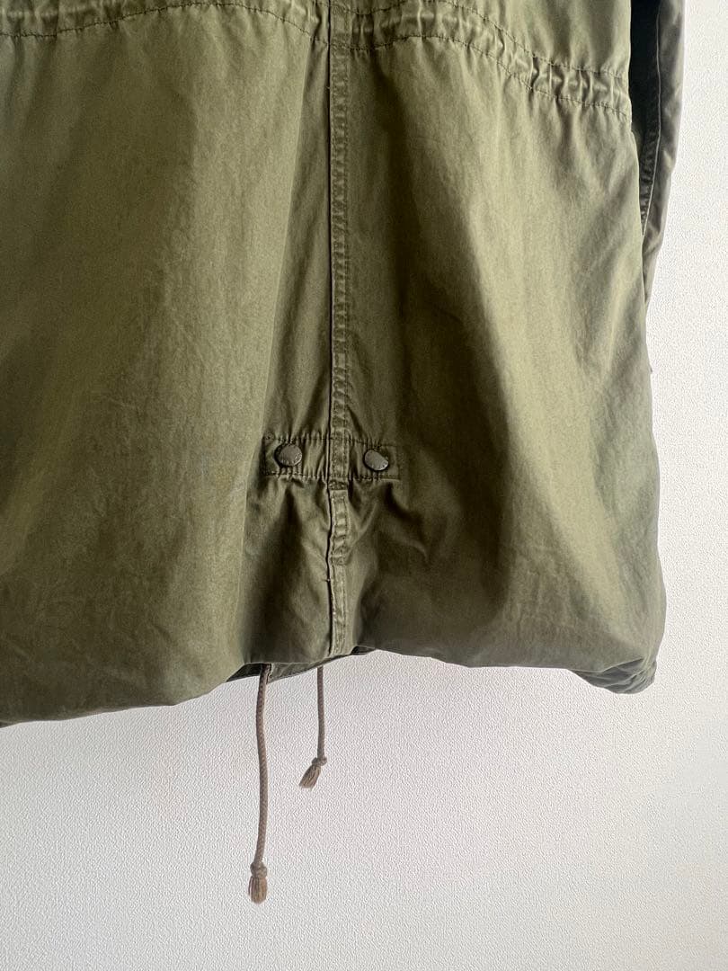 希少 小泉今日子着用 green M-65 モッズコート フォックスファー S