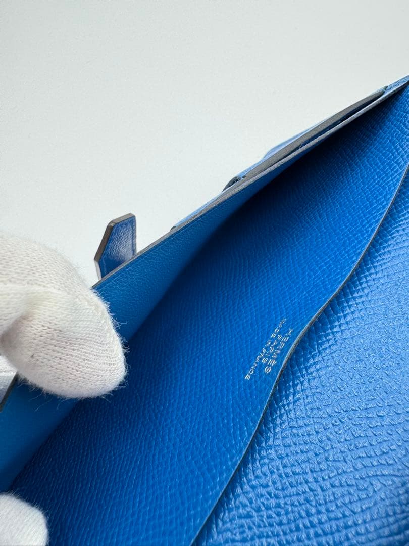 【極美品】HERMES エルメス ベアンスフレ エプソン C刻印 マチ付き