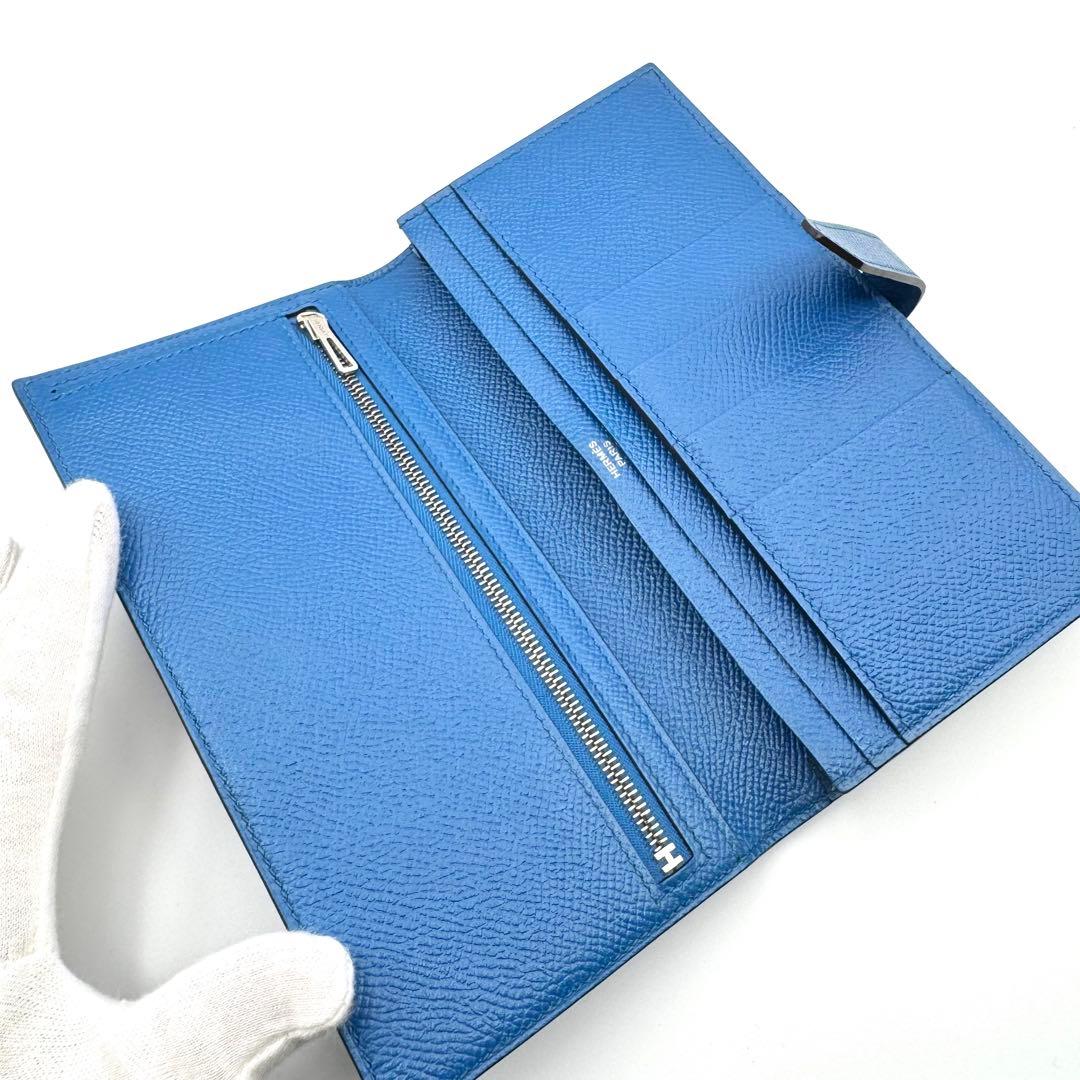 【極美品】HERMES エルメス ベアンスフレ エプソン C刻印 マチ付き