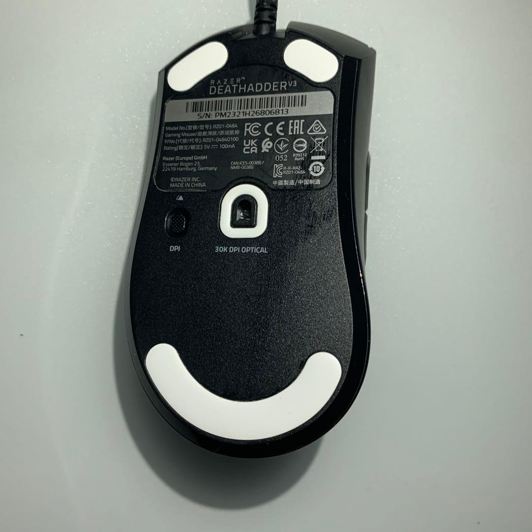 Razer DEATHADDER V3 ゲーミングマウス 本体