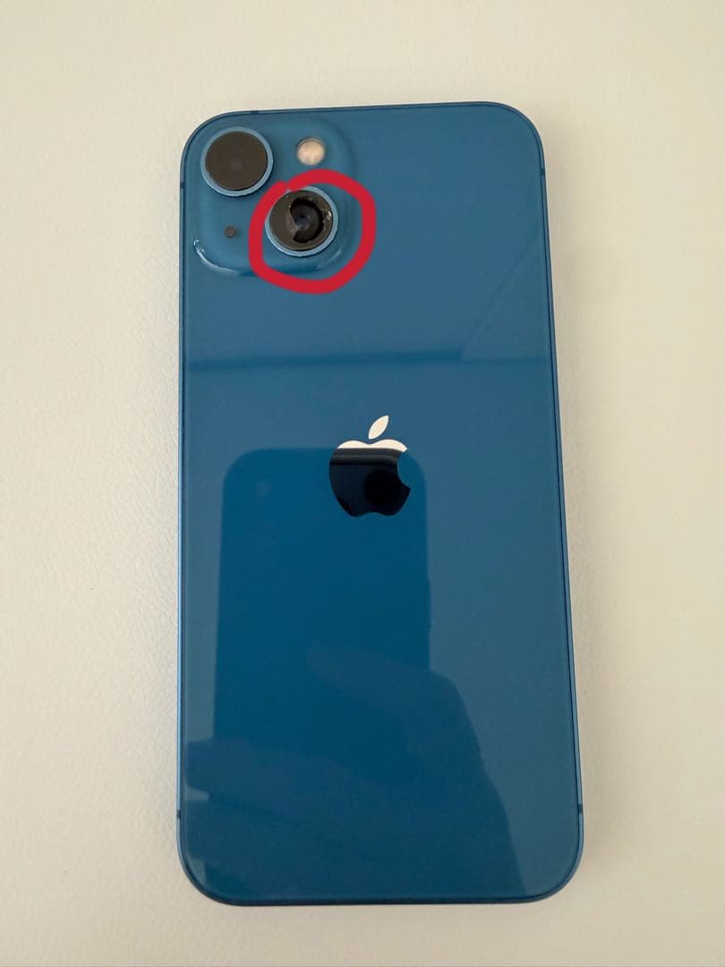 iPhone13 128GB カメラレンズ割れ スピーカーメッシュ割れ