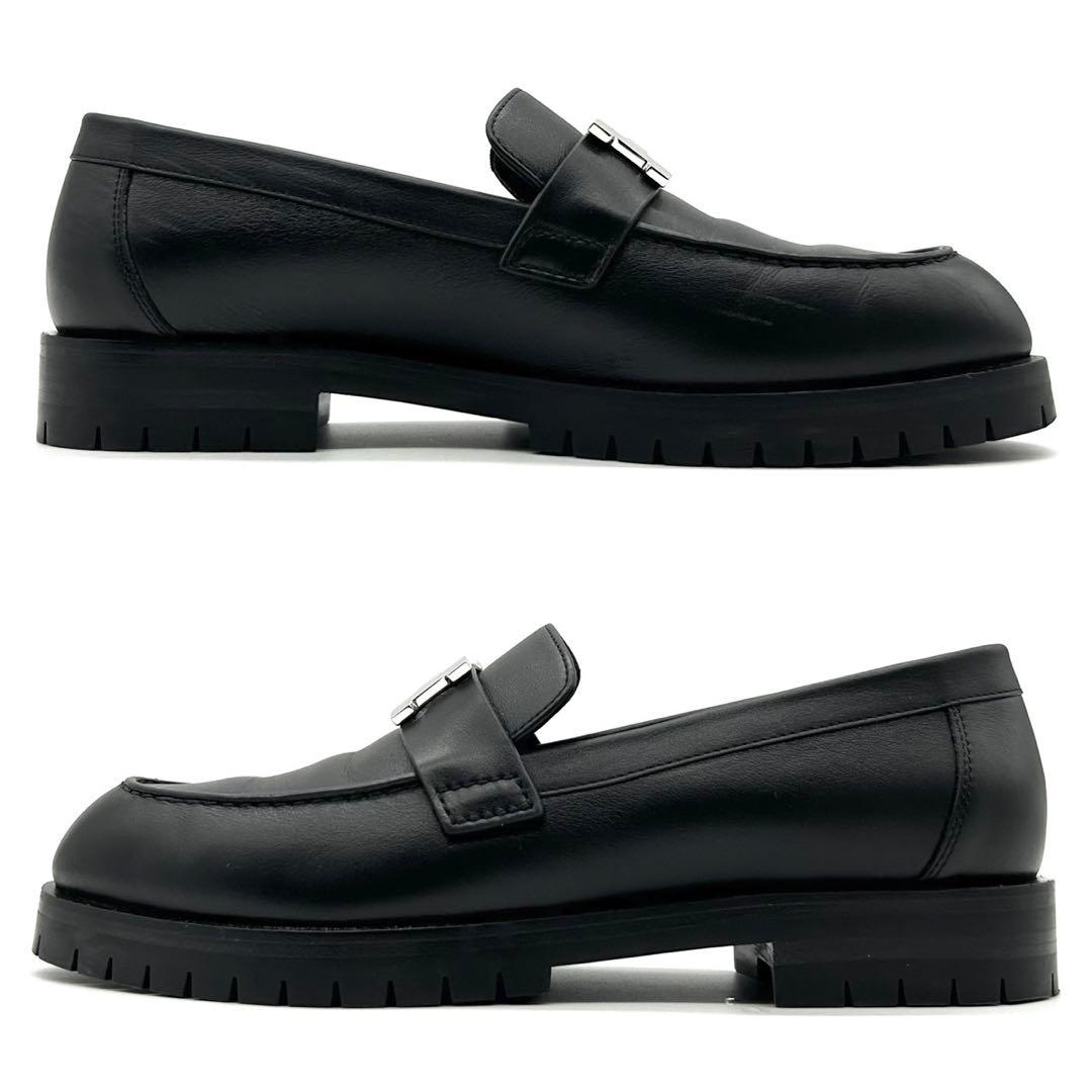 付属品完備　エルメス　モカシン　フォーブル　ローファー　36サイズ　黒　22cm