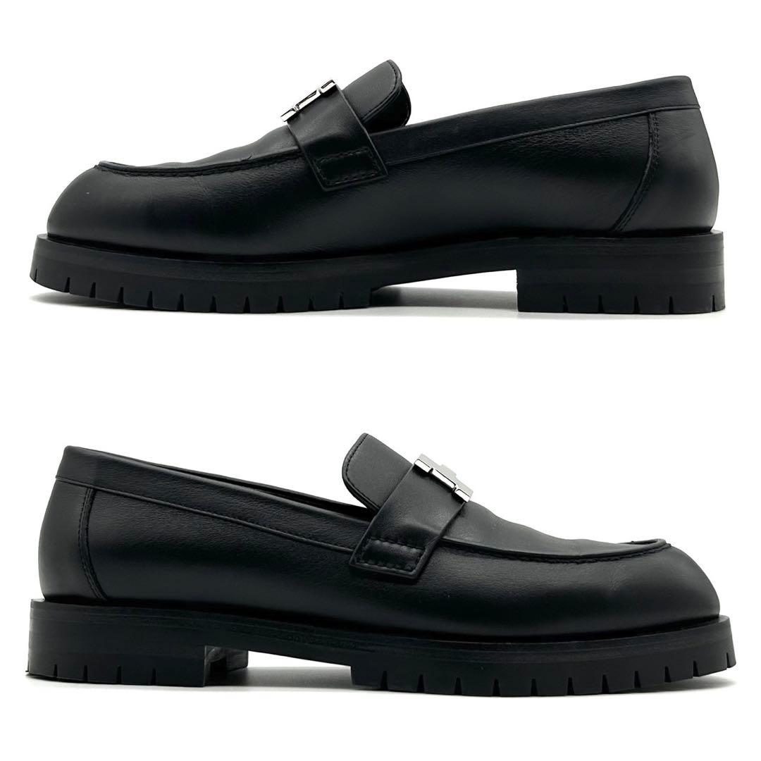 付属品完備　エルメス　モカシン　フォーブル　ローファー　36サイズ　黒　22cm