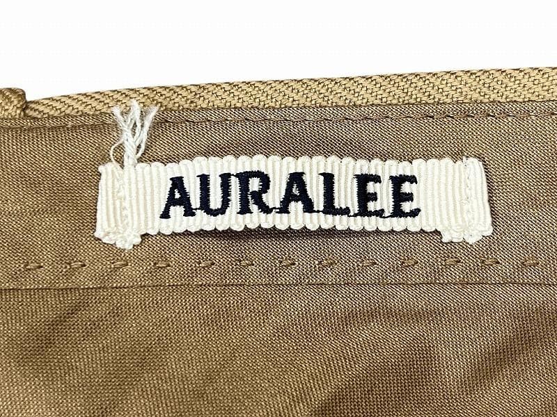 専用　1回着用 オーラリー ウール サージ ナロー スラックス トラウザーズ