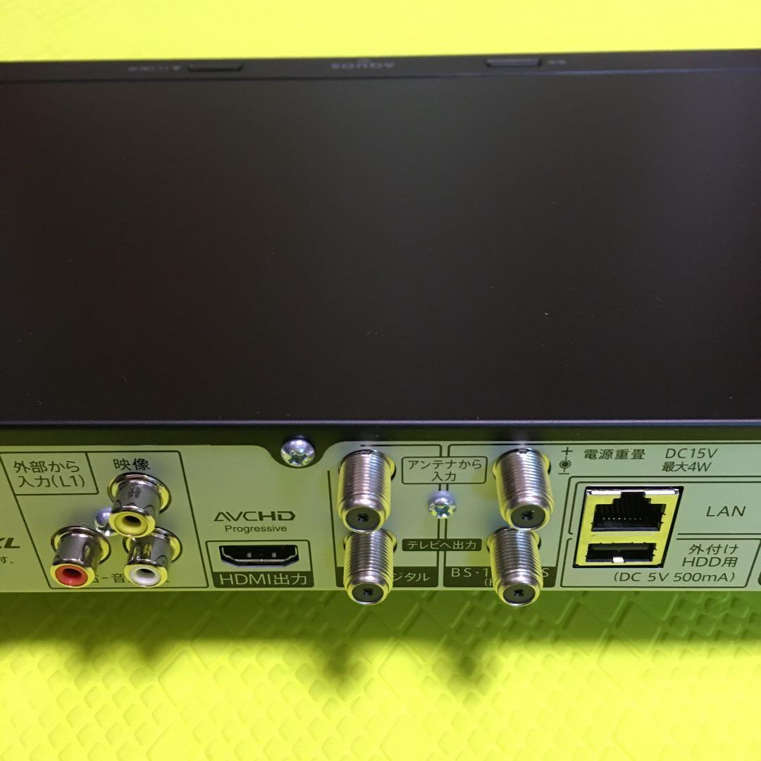 2020年製◆シャープ◆2B-C05BW1◆2番組同時録画◆約500時間録画