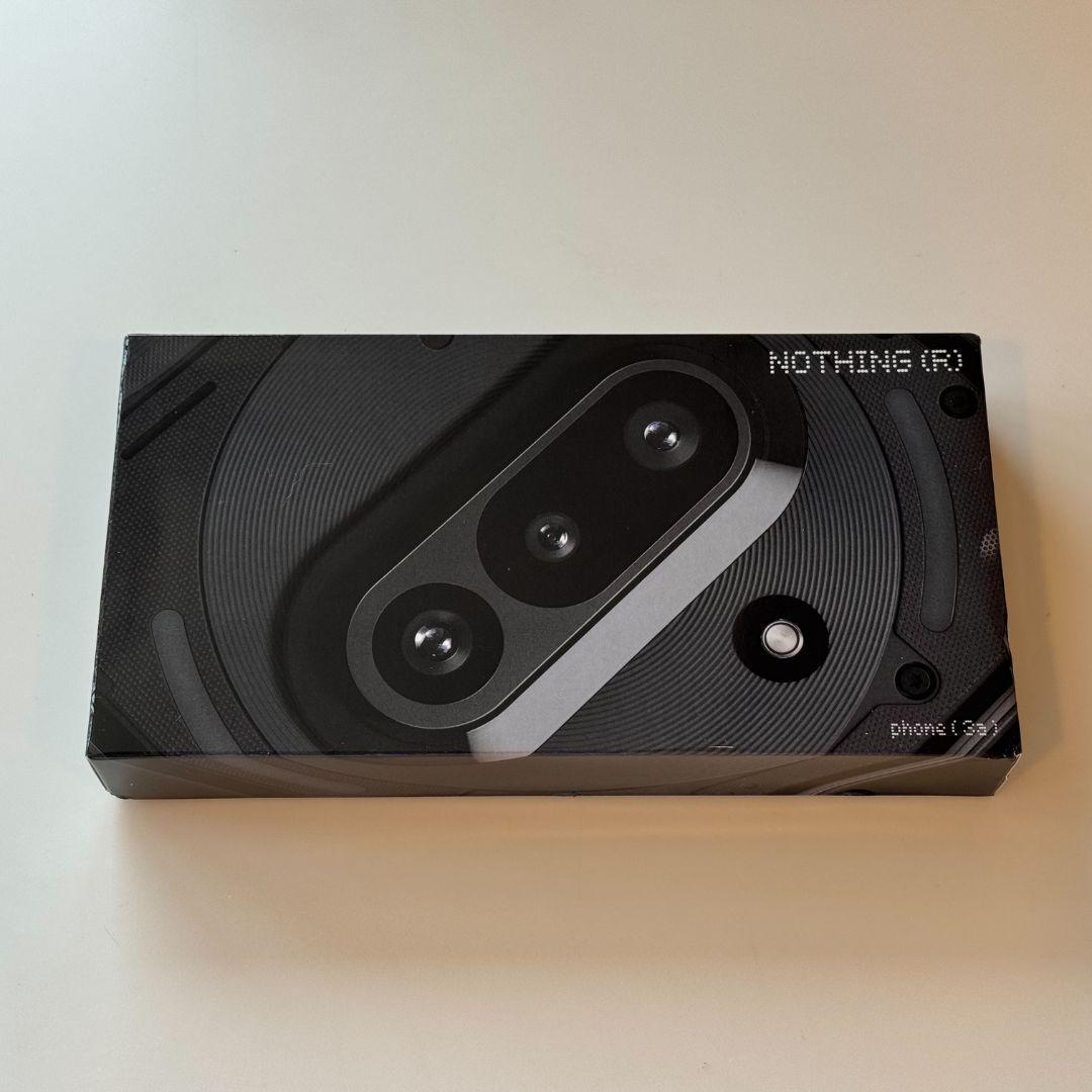 【新品】Nothing Phone 3a｜8/128 ブラック｜SIMフリー