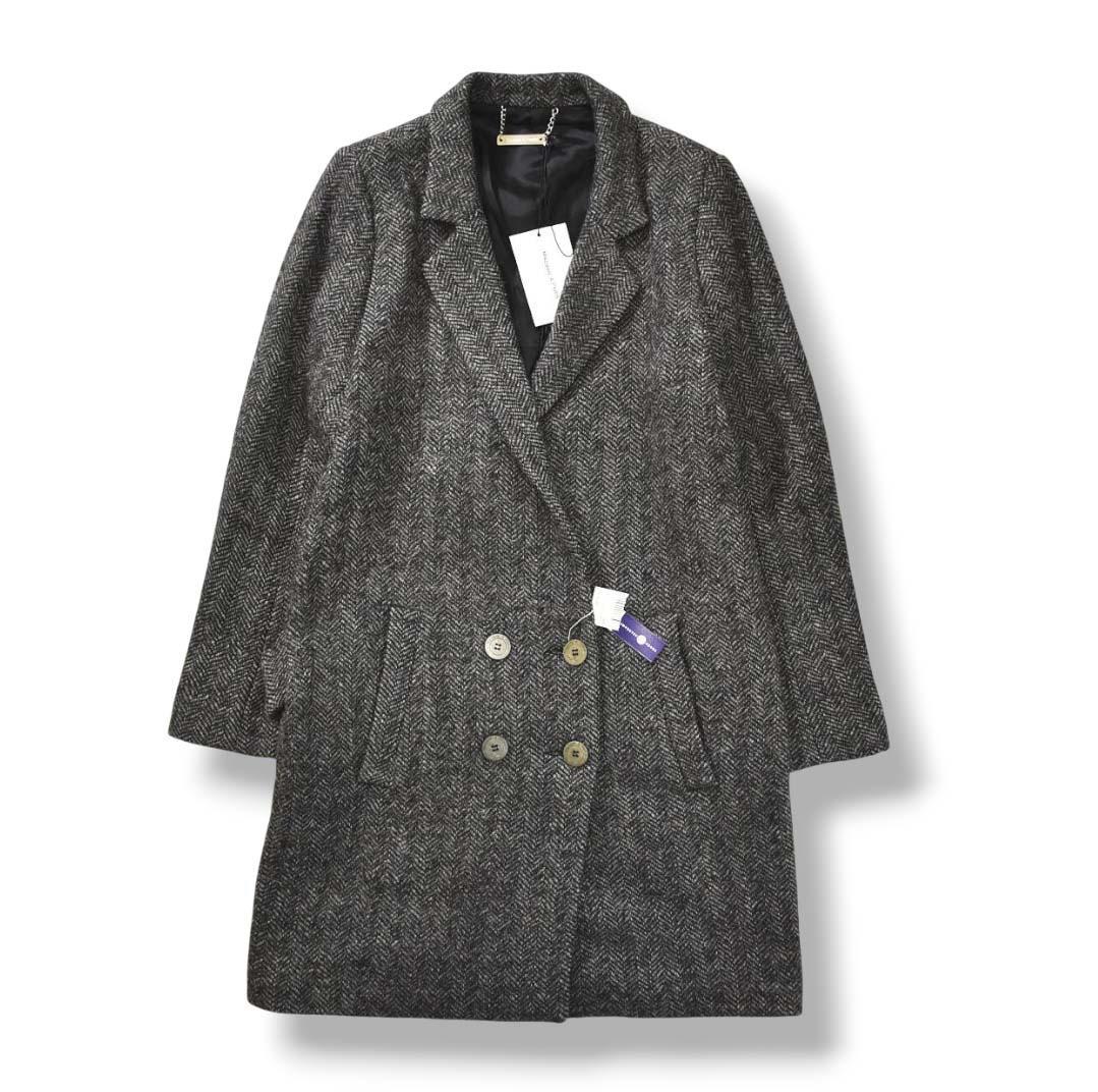 【高級】 【新品】 マダム ア パリ アルパカ混 ウールコート 通勤 オフィス♪