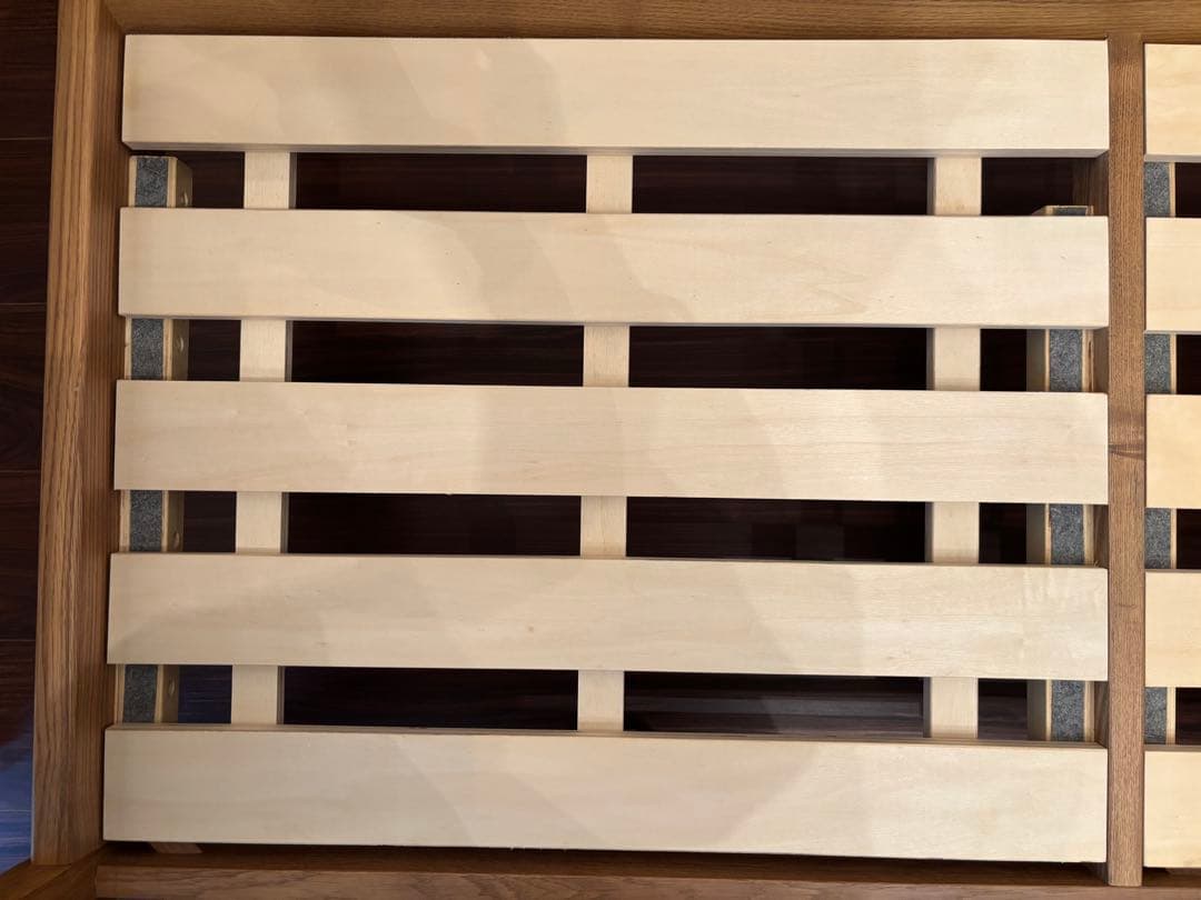 2人掛け　デザイナーズ　木枠ソファ