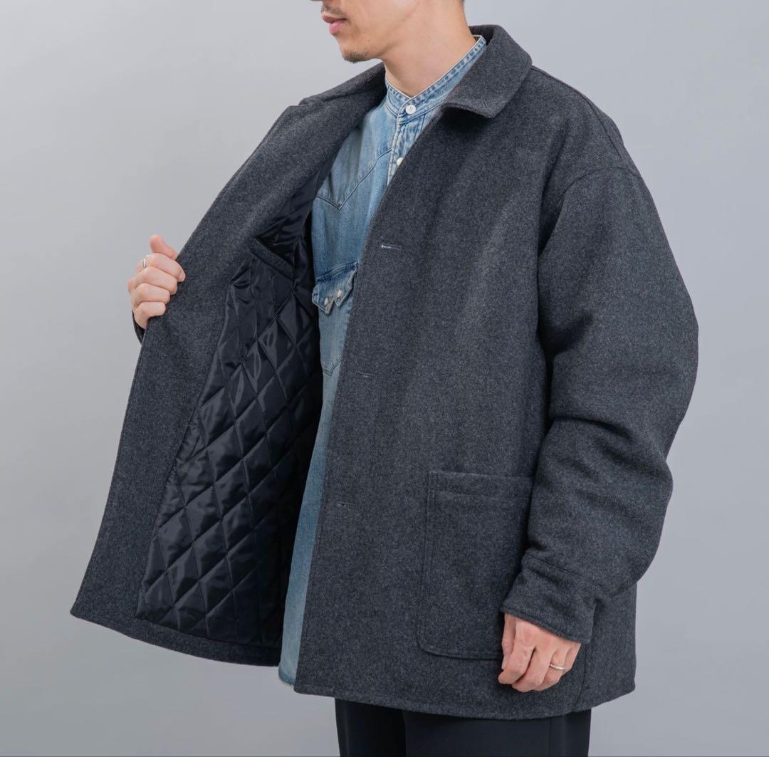 Wool coverall -nakawata- ウールカバーオール Lサイズ