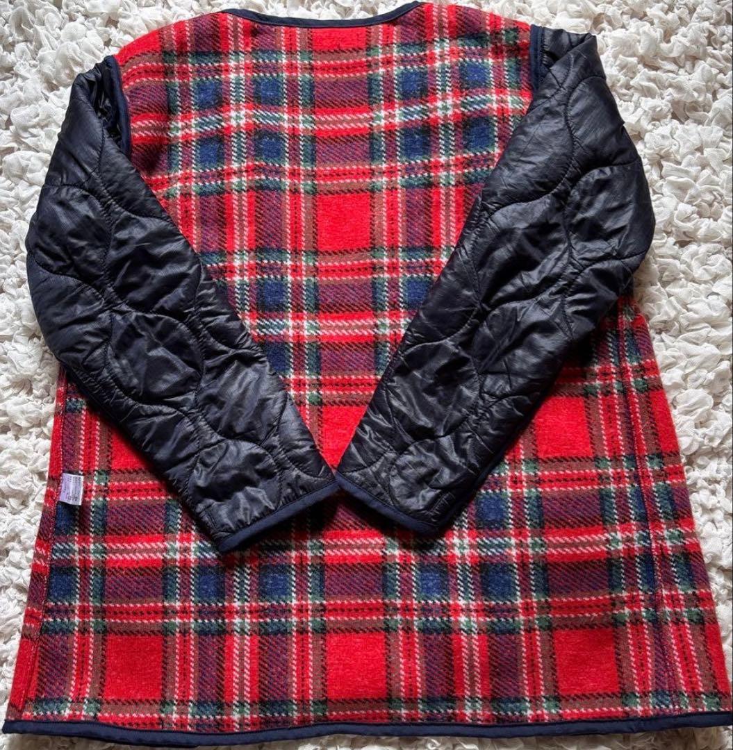 FRED PERRY フレッドペリー　長袖ライナー付き　モッズコート ファー