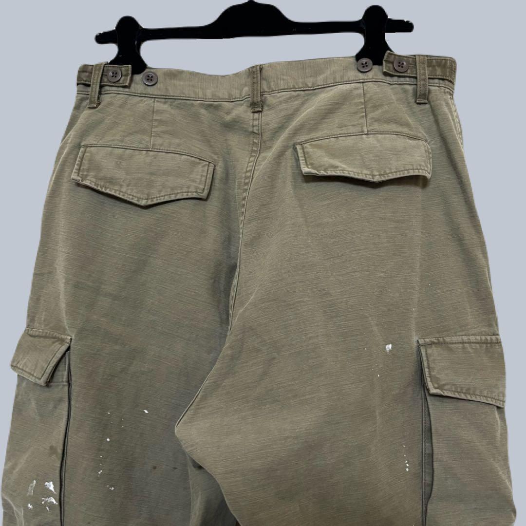 25SS journal standard luxeバックサテンミリタリーパンツ