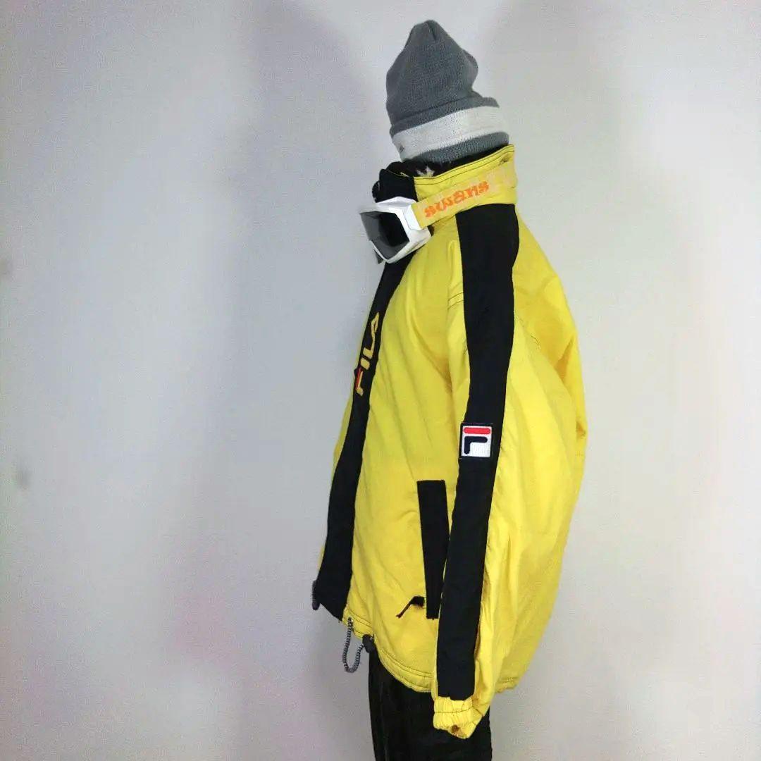 FILA　スキーウェア　130cm　男の子　キッズ　子供　黄　イエロー　ブラック