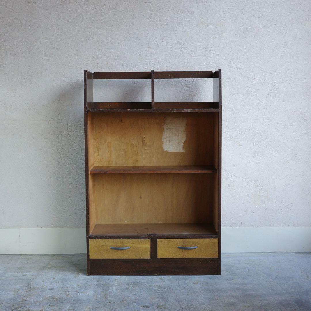 値下げしました！レトロな本棚　飾り棚　オープンラック　アンティーク