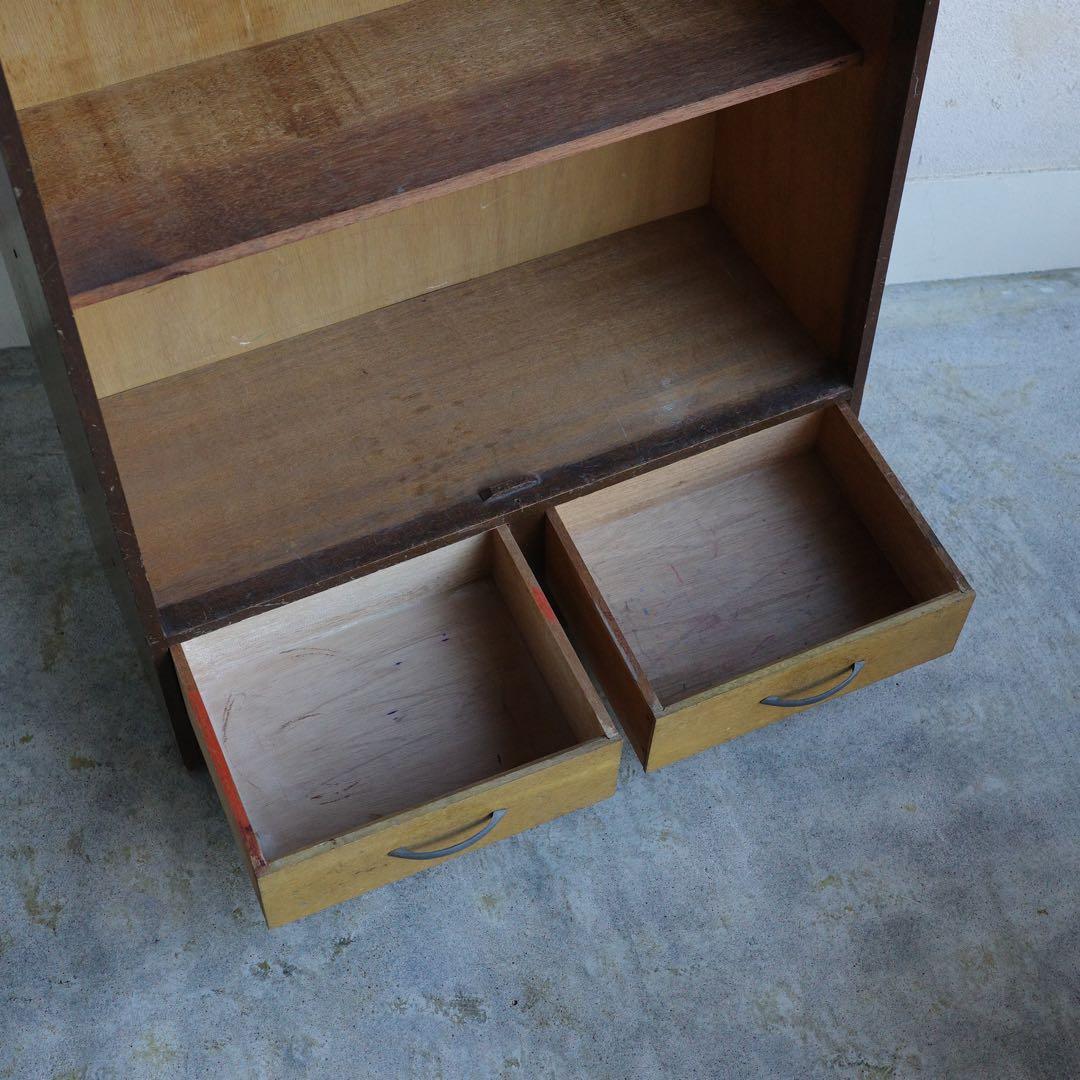 値下げしました！レトロな本棚　飾り棚　オープンラック　アンティーク