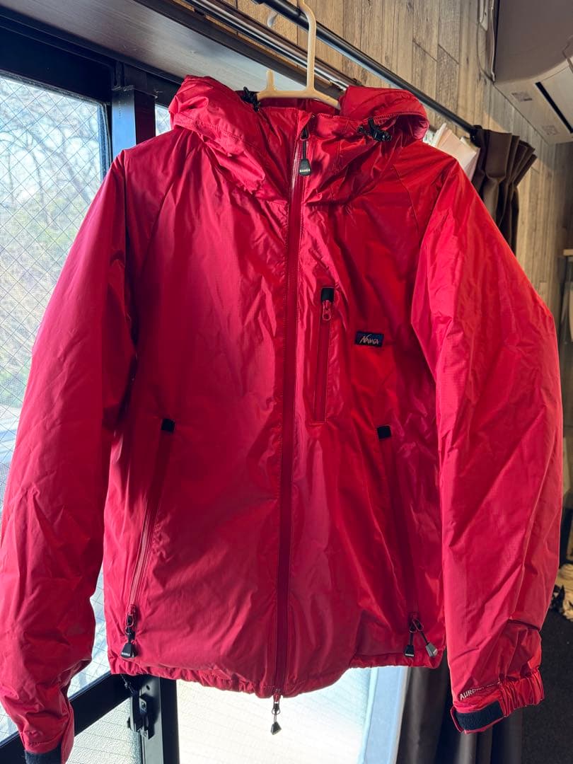 NANGA(ナンガ)オーロラ ダウンジャケット サイズL 赤