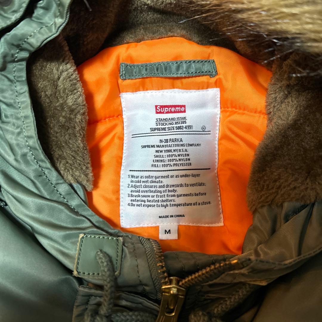 Supreme ミリタリージャケット M オリーブ　N３-b