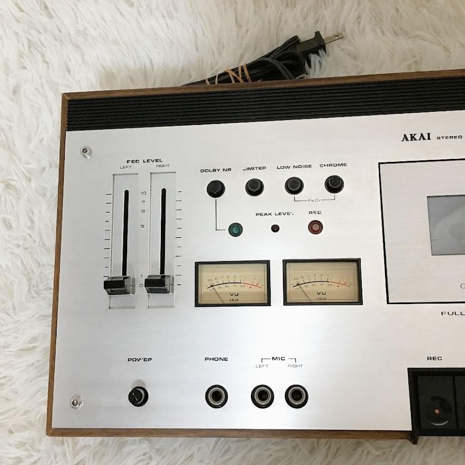 アカイ 希少な動作品 AKAI GXC-39D STEREO