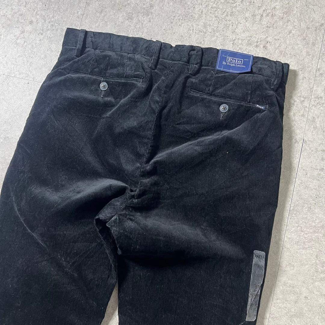 新品 Polo Ralph Lauren コーデュロイパンツ 黒 32/34