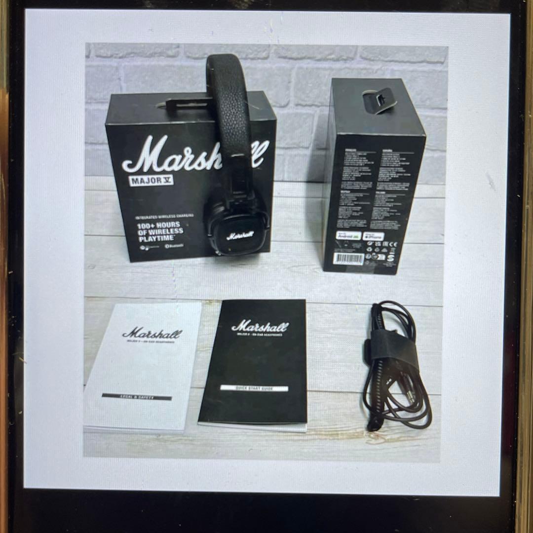 ヘッドホン Marshall V 100+Hours