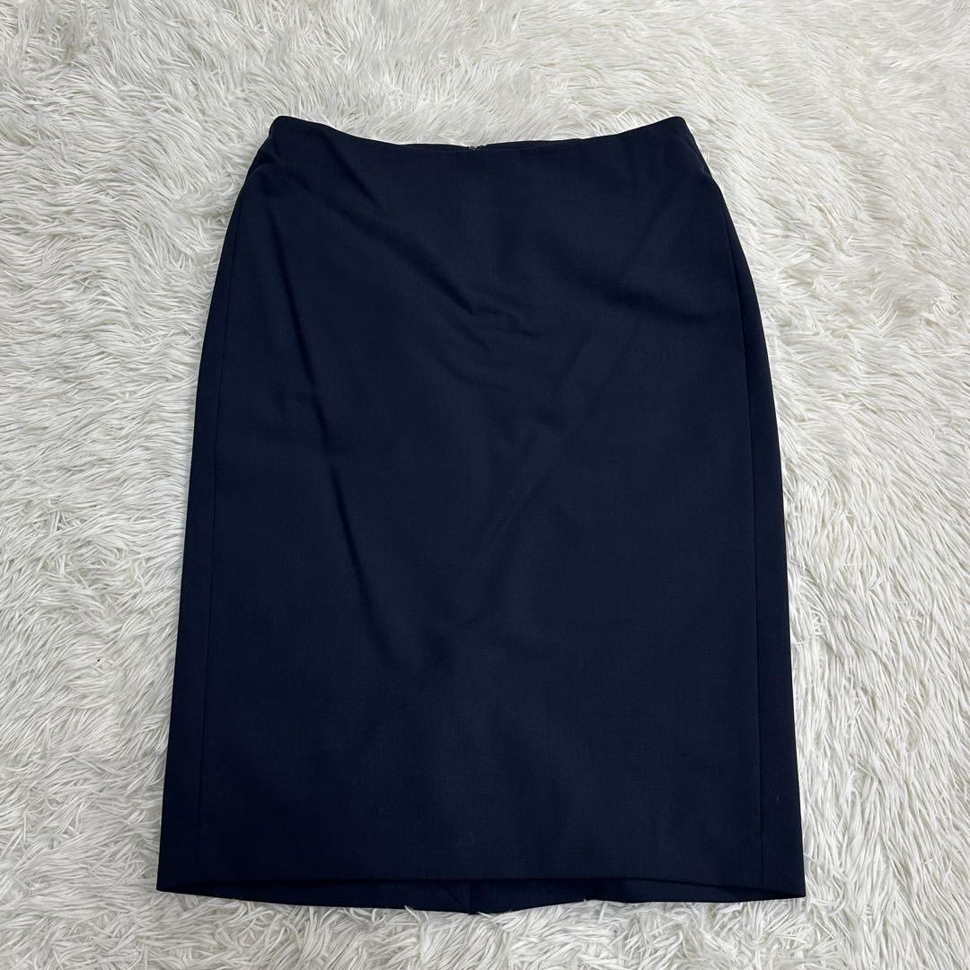 Theory セオリー スーツセット ノーカラー スカート ネイビー 4