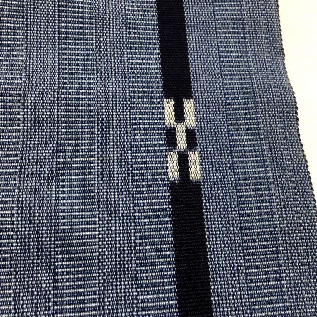 a840 綿 ミンサー 半幅帯 着物