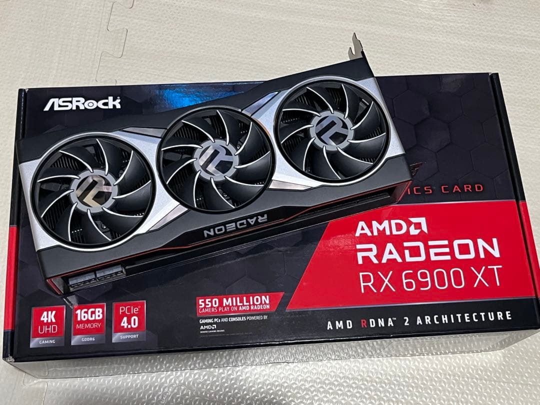 グラフィックボード・グラボ・ビデオカード AMD Radeon RX 6900 XT 16GB Asrock