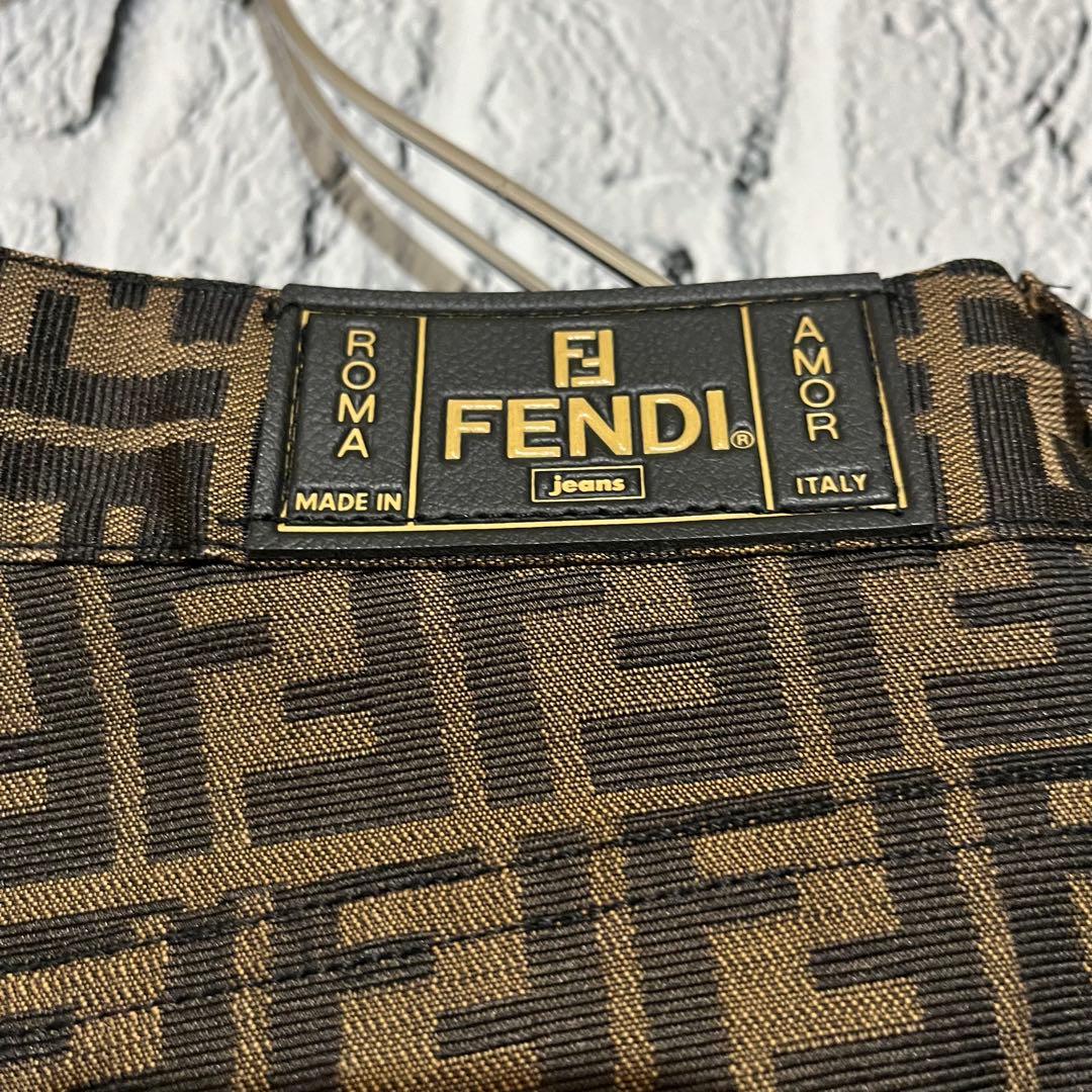 【美品】FENDI フェンディ ズッカ柄 パンツ ボトムス ジャガード 30 M