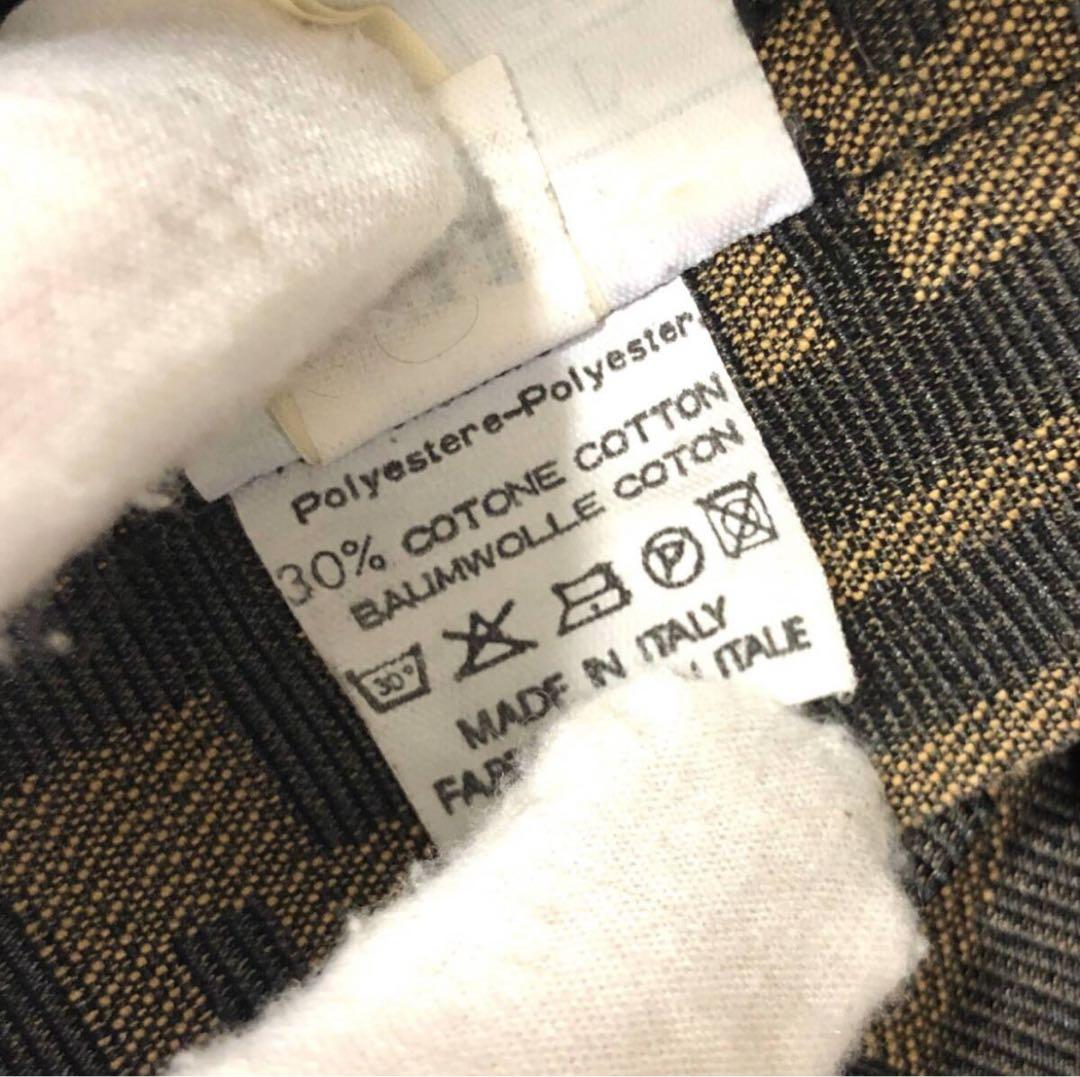 【美品】FENDI フェンディ ズッカ柄 パンツ ボトムス ジャガード 30 M