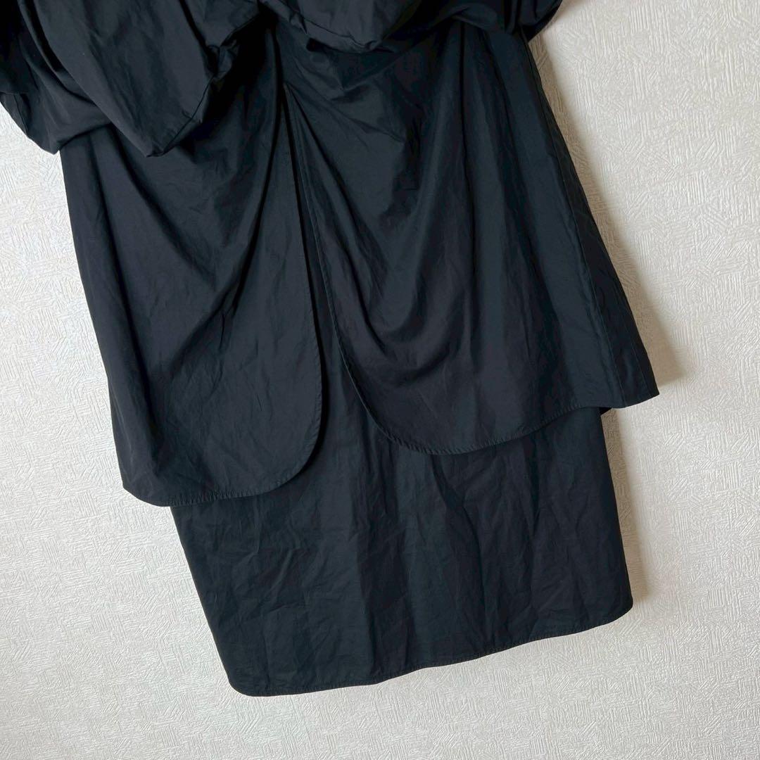 ENFOLD SOMELOS リコンストラクションチュニック ブラック