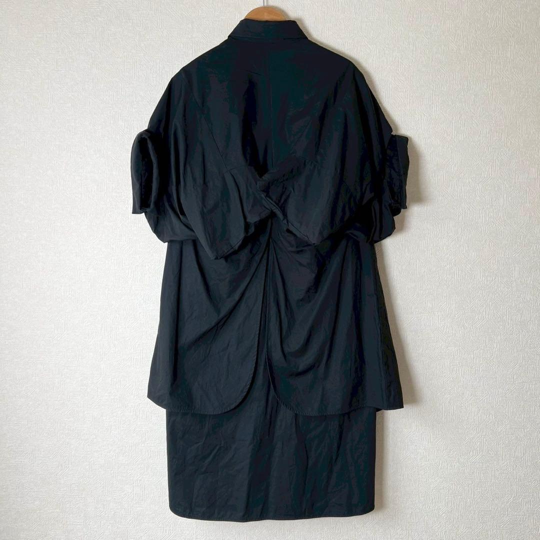 ENFOLD SOMELOS リコンストラクションチュニック ブラック