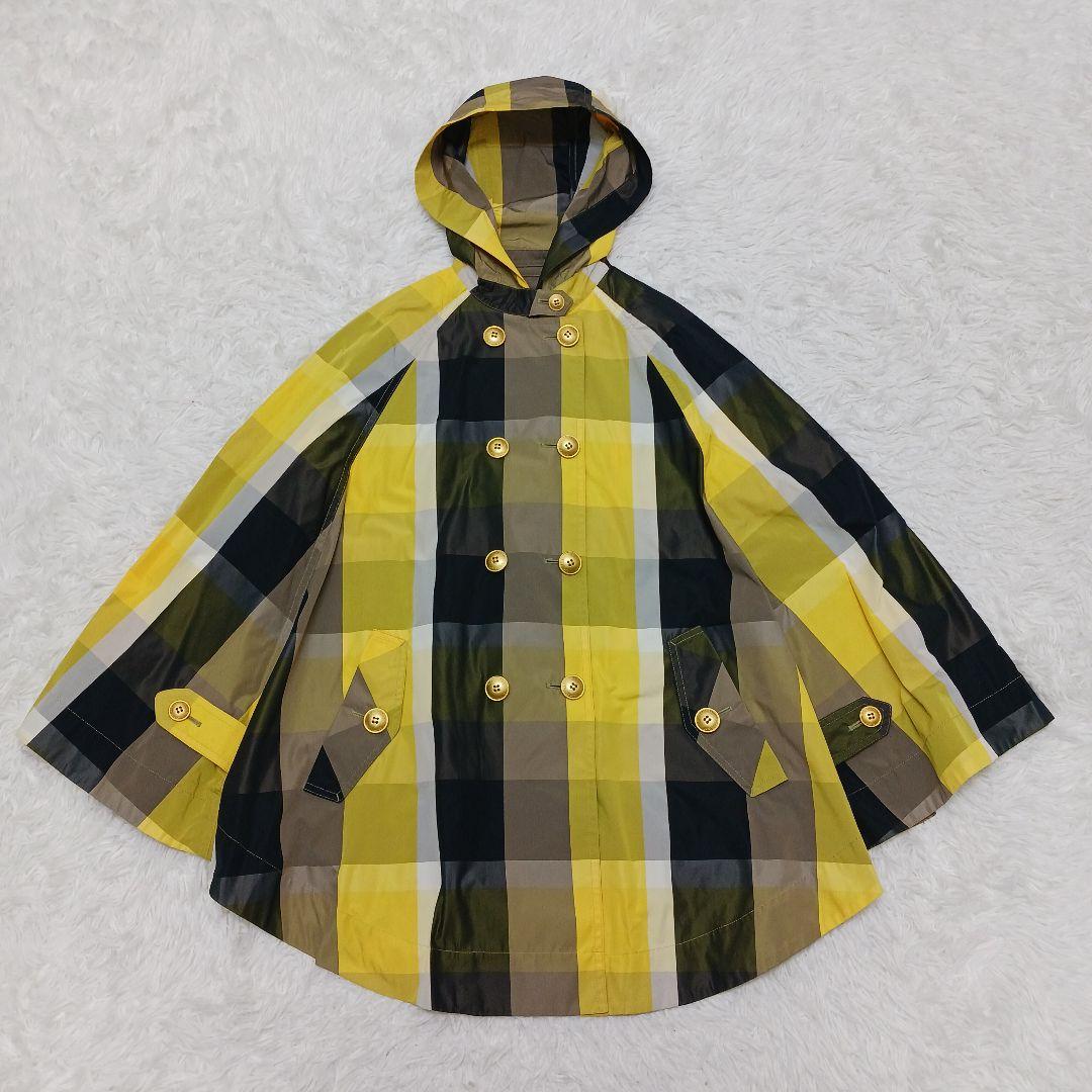 ✨美品✨ブルーレーベル　フード付きポンチョ レインポンチョ 38