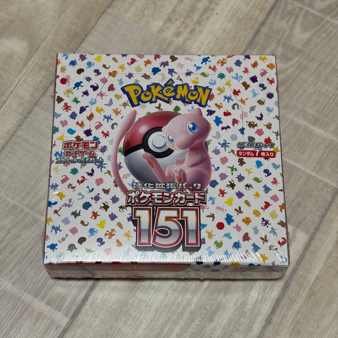 ポケモンカード 151 BOX 強化拡張パック シュリンク付き 新品未開封