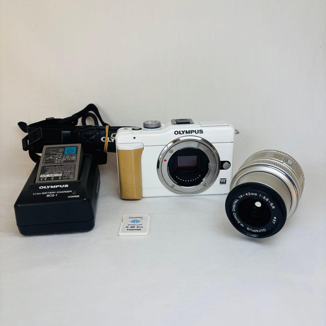 ⭐️すぐ使えます⭐️OLYMPUS E-PL1s Wi-Fi SDカード セット