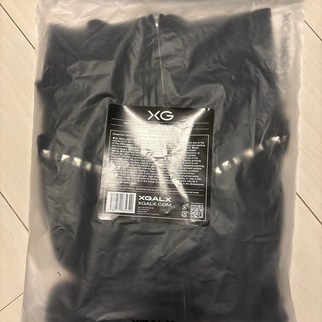 Mai XG Velour Zip Hoodie ブラック S