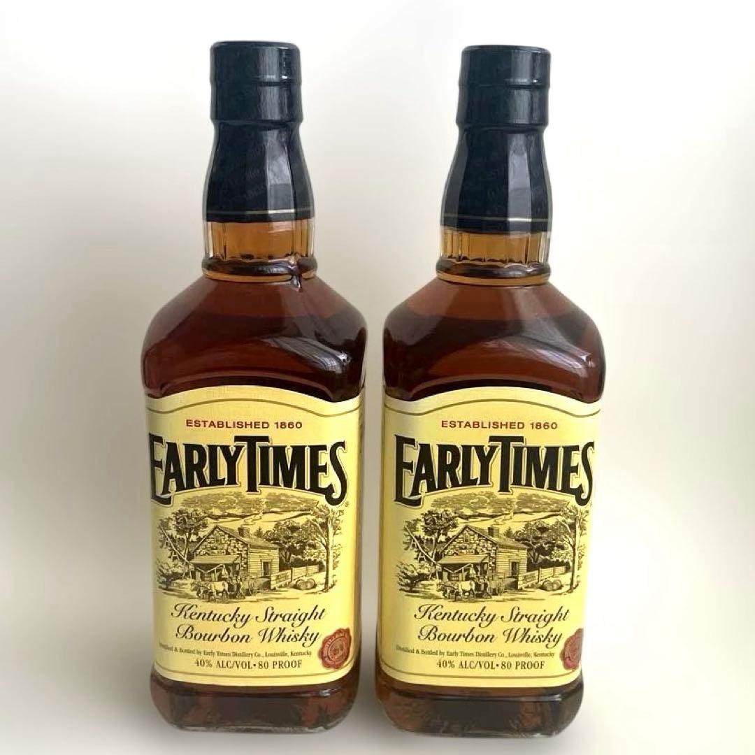 【未開封】EARLY TIMES アーリータイムズ 700ml 2本セット