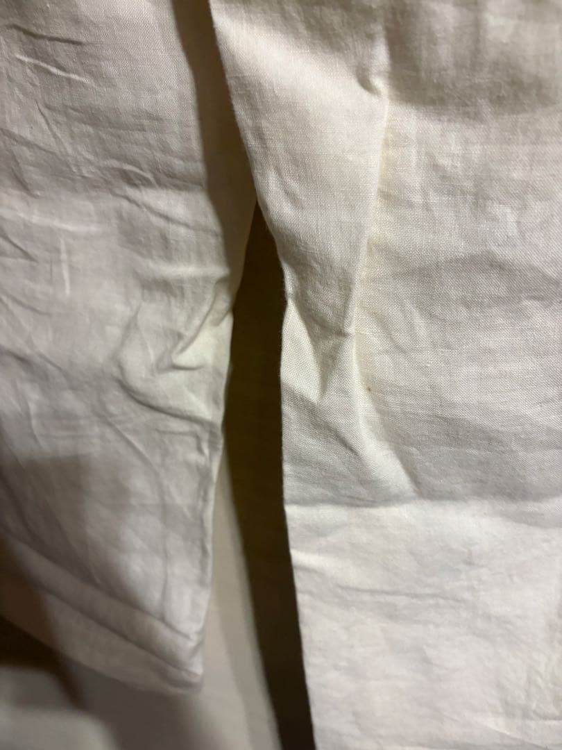 ラルフローレン　リネン100％ ホワイト　チノパン　トラウザーズ　W35