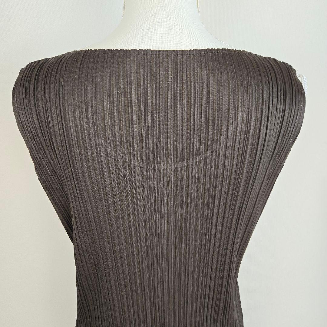 PLEATS PLEASE プリーツプリーズ 2 ブラウン ロング ドレス 茶色