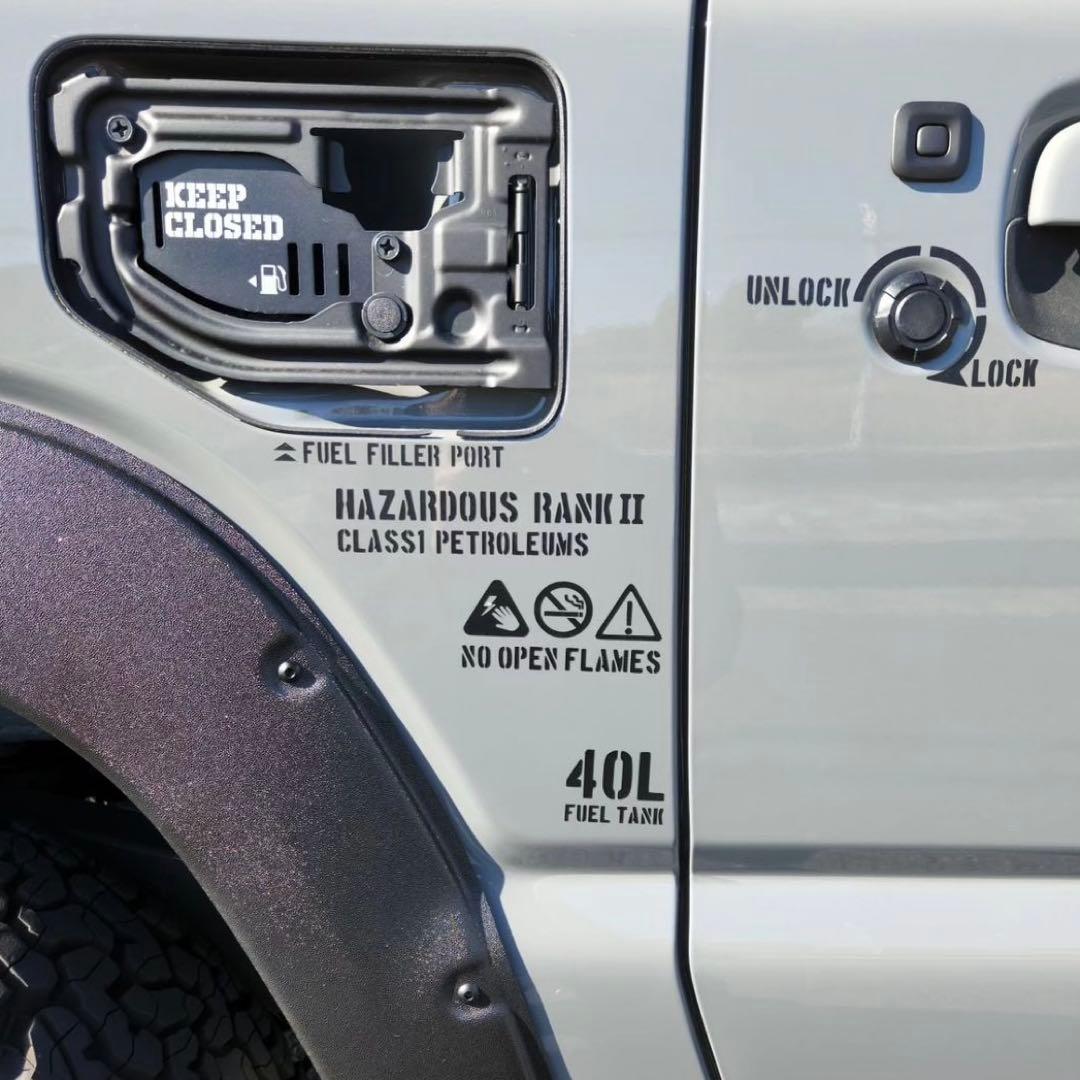 JB64ジムニーJB74シエラ用スケルトン型燃料リッド