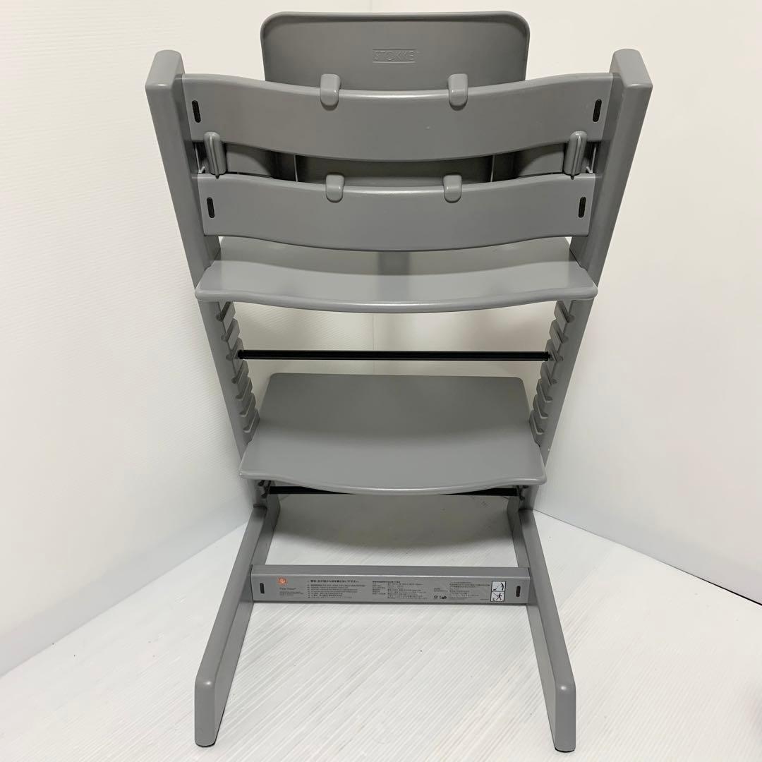 美品 ストッケ トリップトラップ グレー シリアル4 ベビーセット