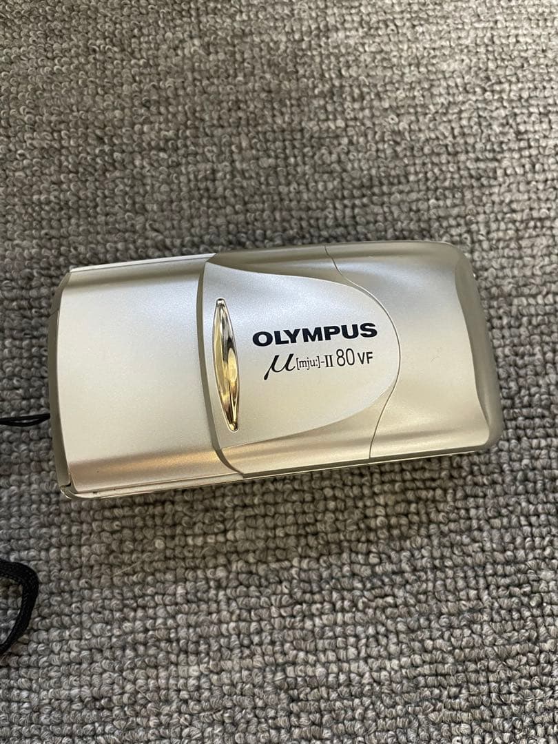 通電確認OLYMPUS μ[mju:]-II 80 VF フィルムカメラ