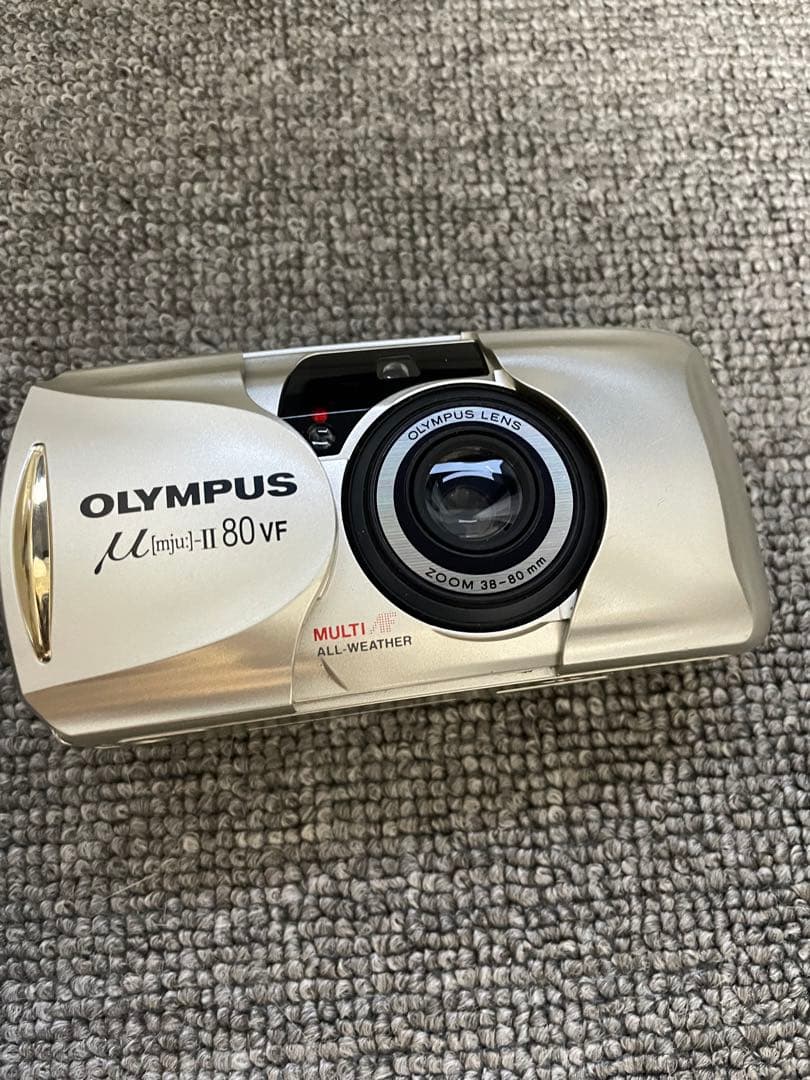 通電確認OLYMPUS μ[mju:]-II 80 VF フィルムカメラ