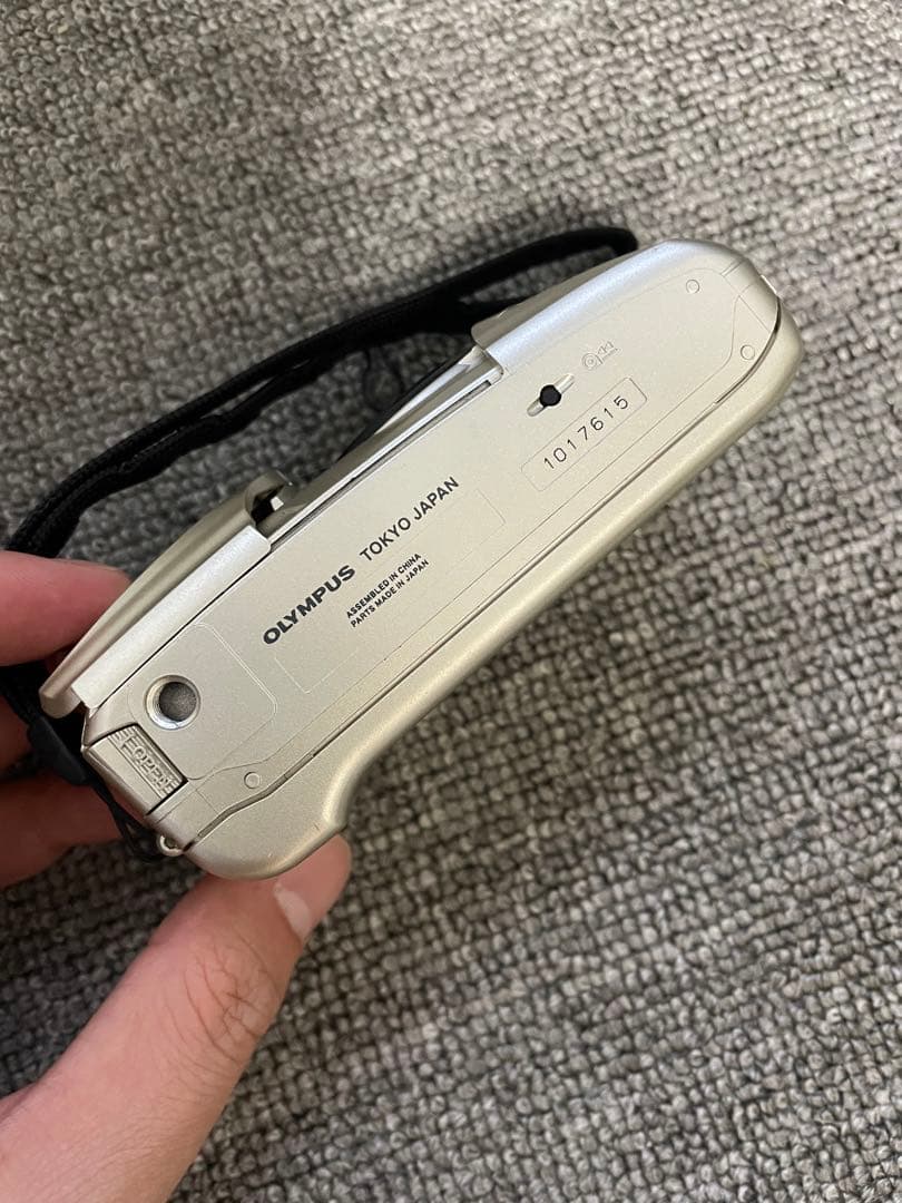 通電確認OLYMPUS μ[mju:]-II 80 VF フィルムカメラ