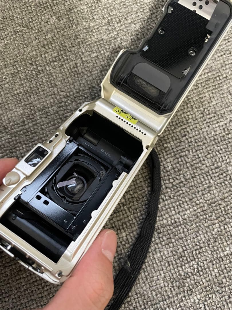 通電確認OLYMPUS μ[mju:]-II 80 VF フィルムカメラ