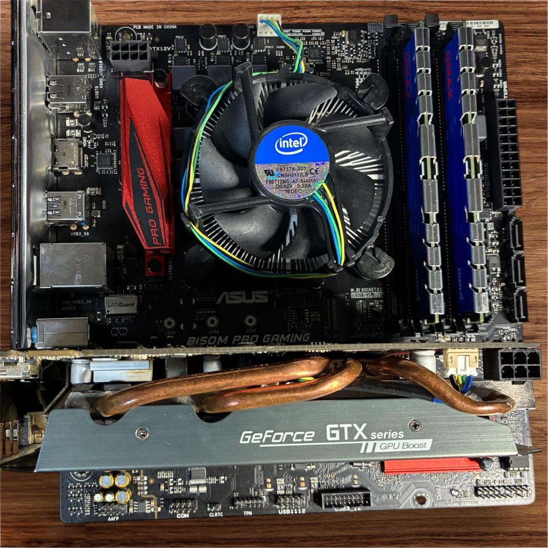 【動作品】B150M PRO gaming i5-6400 16gb 256gb