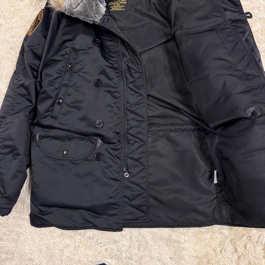 【希少】 美品 STUDIO DARTISAN N-3B コヨーテ ブラック L