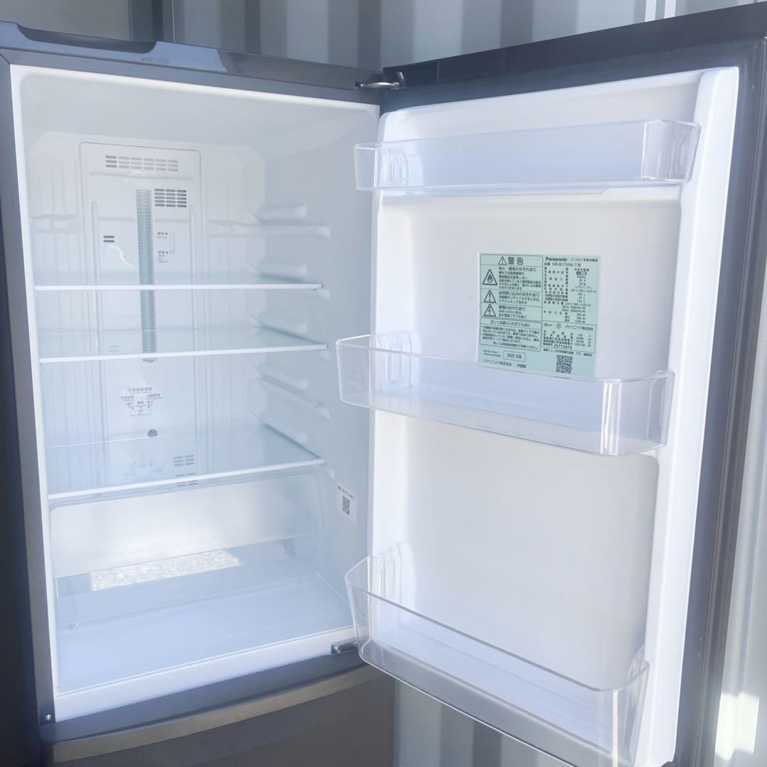 取付無料！高性能パナソニックマットショコラブラウンおしゃれインテリア大きめ冷蔵庫