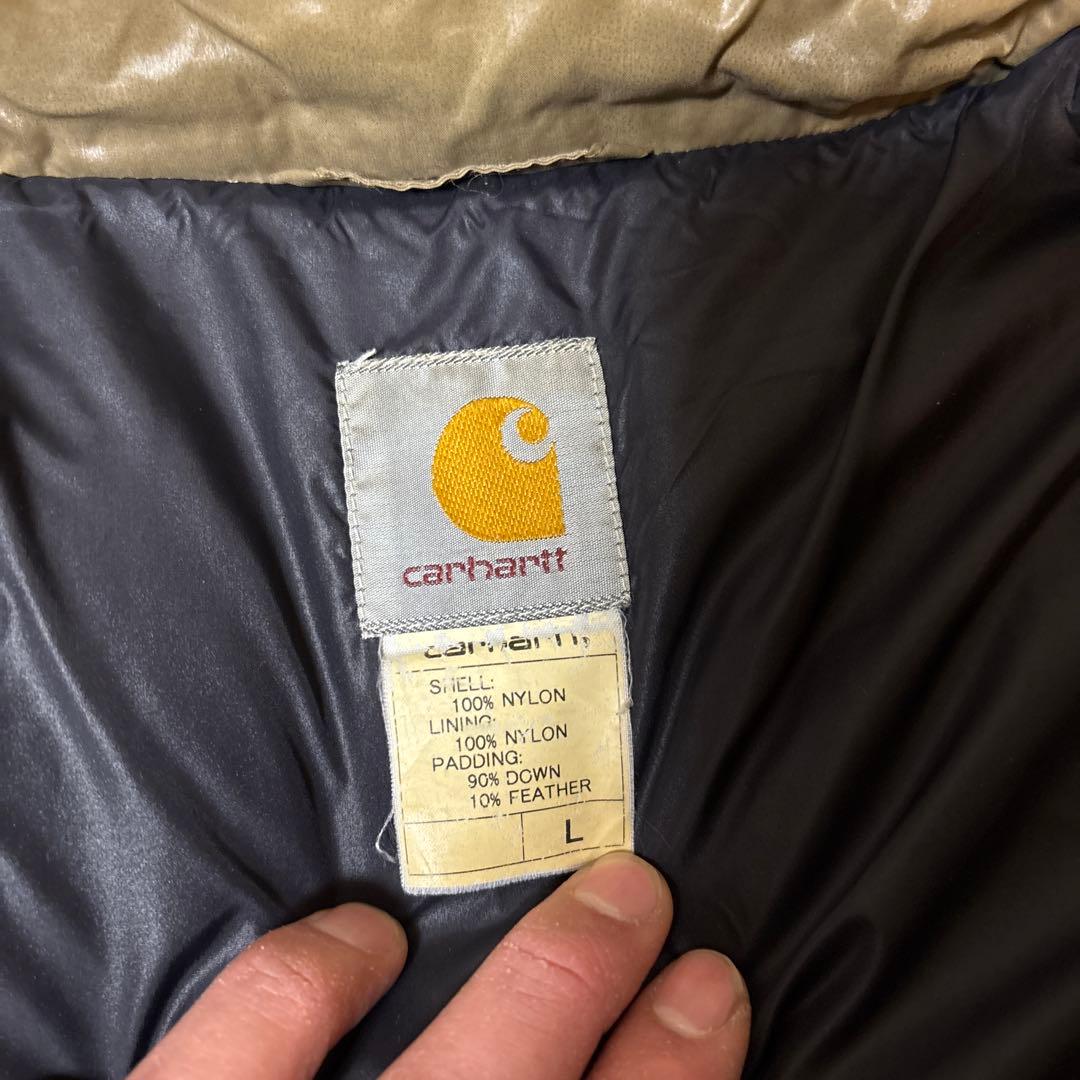 carhartt ダウンジャケット　古着　サイズL