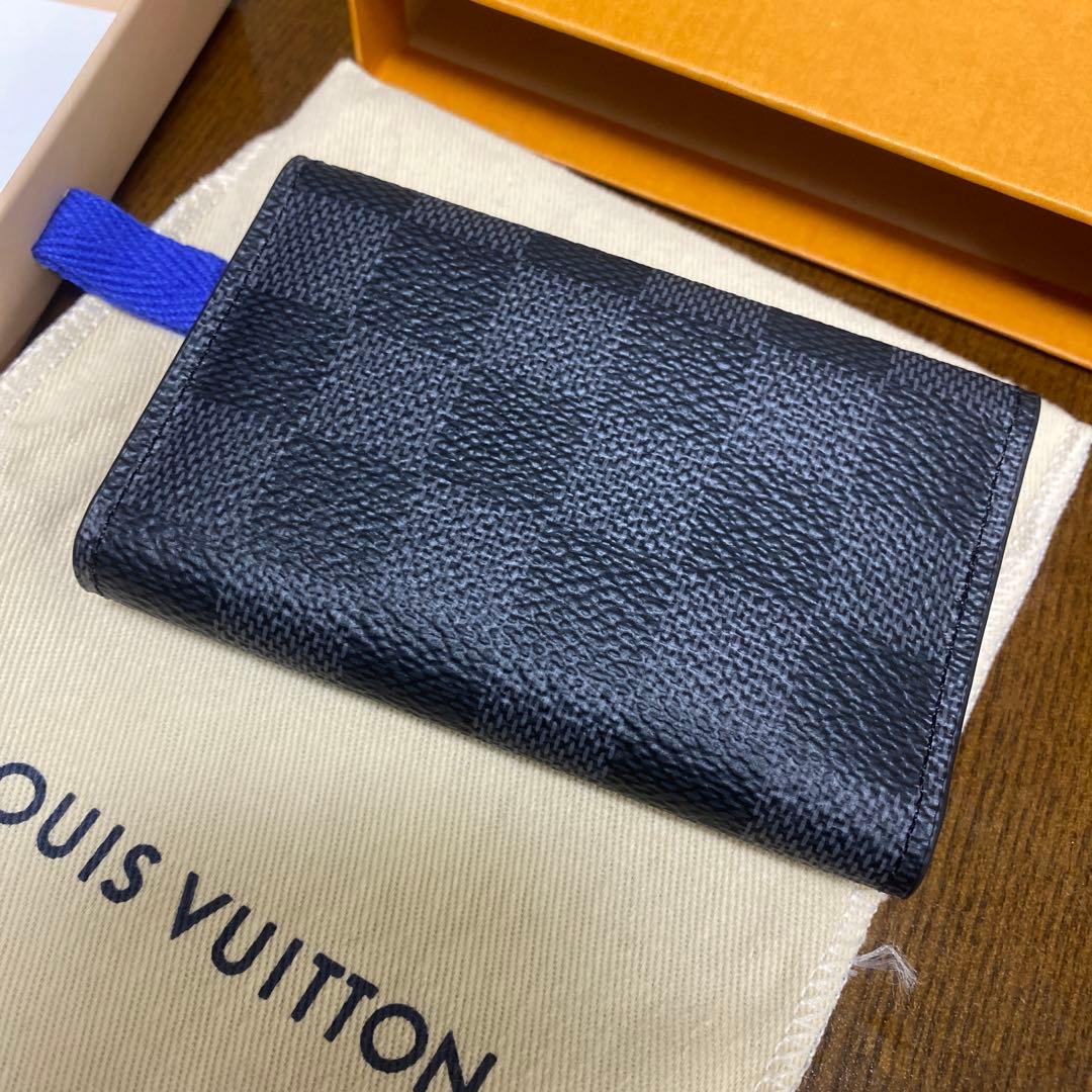 【新品】ルイヴィトン　ミュルティクレ6 キーケース　ダミエグラフィット　黒