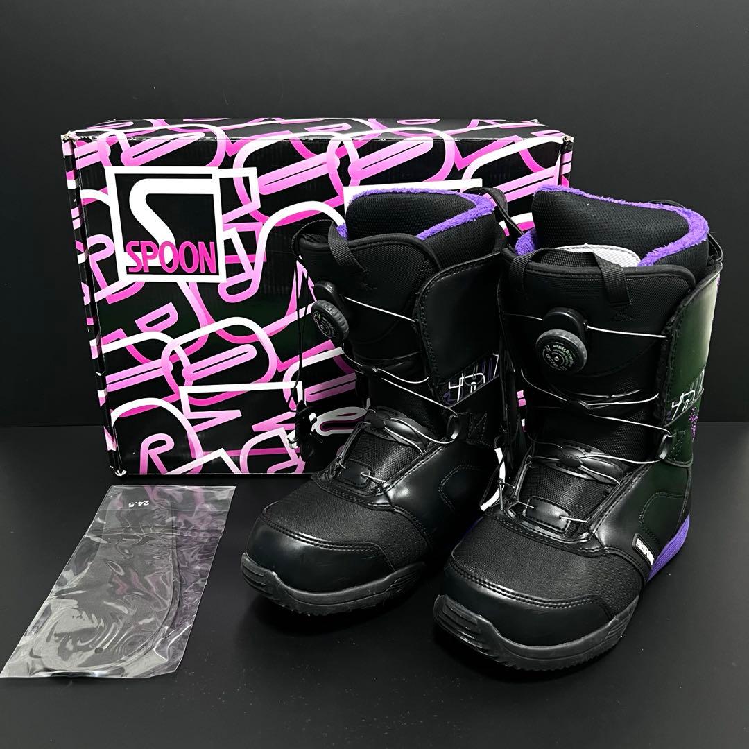 ほぼ未使用　SPOON PRISM 25cm スノーボード　ブーツ　箱付き
